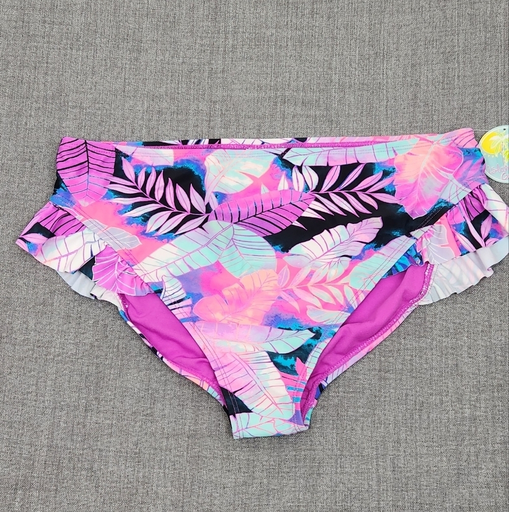 Island Sand Multi Color Swimsuit Bikini Bottoms. 1X